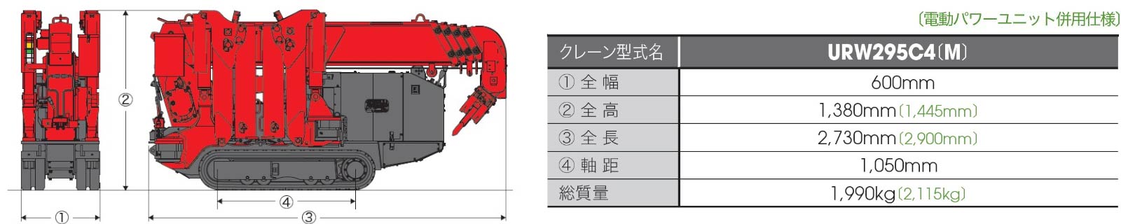 コンパクト設計／優れた小回り性能