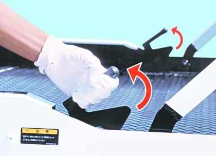 片側解除・自動ロック機構（Neo 5のみ）